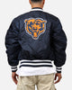 New Era X Alpha Series X NFL Chicago Bears MA-1 Bomber Jacket Navy/Orange