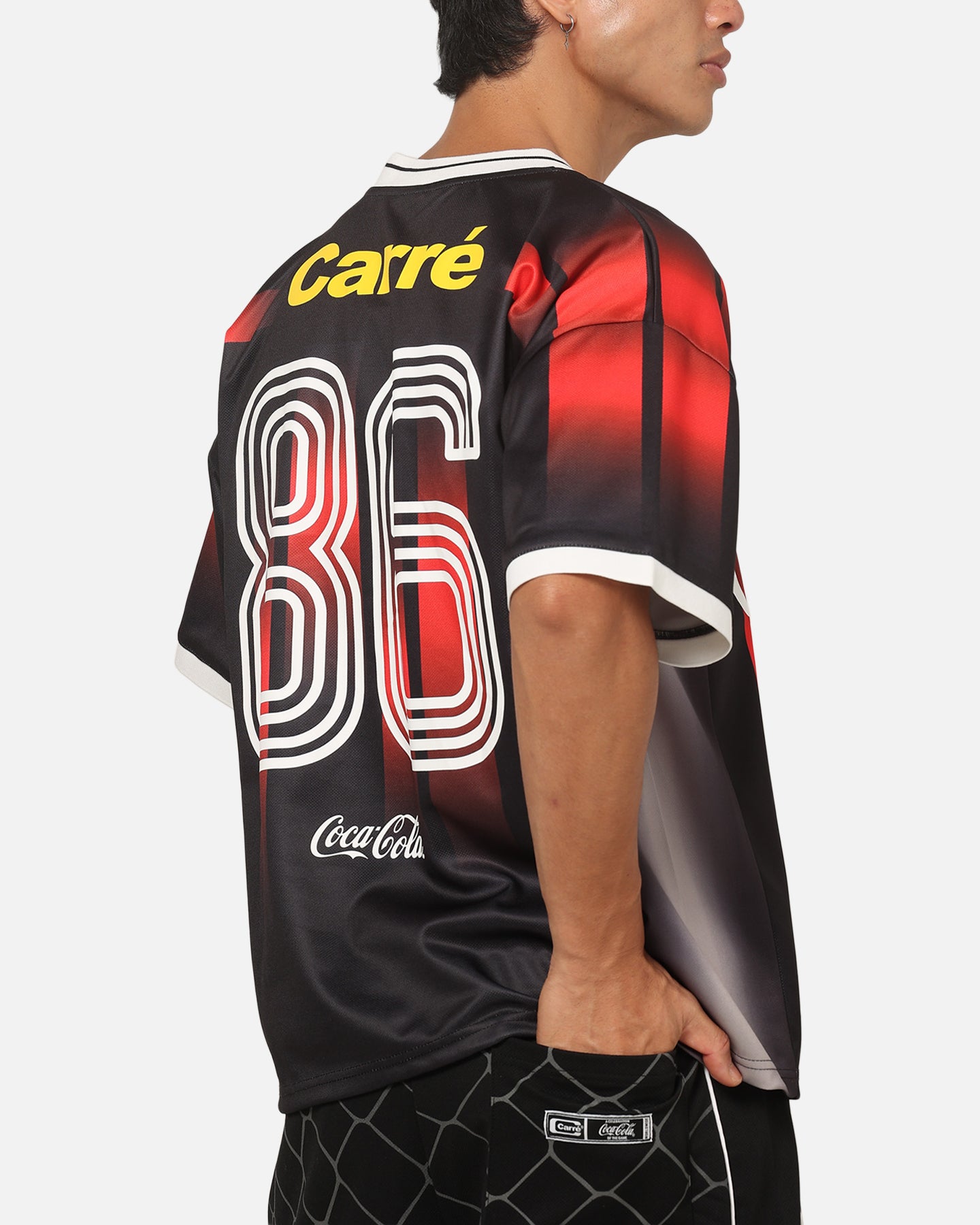 Carre Carré X Coca Cola Legacy Stripped Jersey Black/Red | Culture