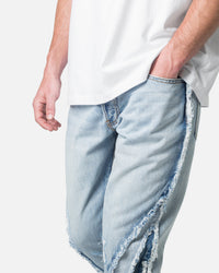 MNML B373 Flare Denim Jeans Light Blue