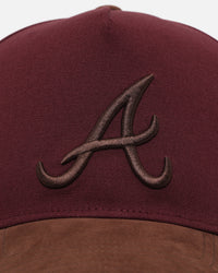 47 Brand Atlanta Braves 'Cherry Pie' Offside DT Snapback Dark Maroon