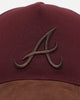 47 Brand Atlanta Braves 'Cherry Pie' Offside DT Snapback Dark Maroon