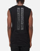 The Anti Order A Logo Merch Oversized Muscle T-Shirt Black/Black
