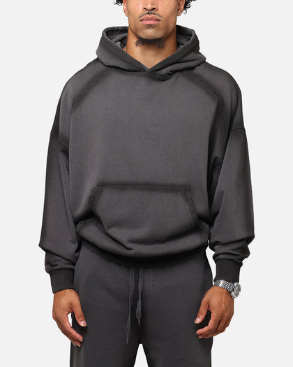 Saint Morta Contrast Wash Hoodie Black Wash