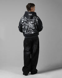 Alpha Industries x Loiter Full Zip Up Hoodie Black