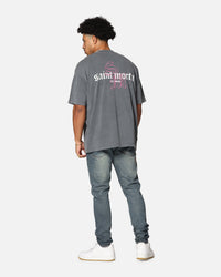 Saint Morta Heritage Boxy T-Shirt Washed Black
