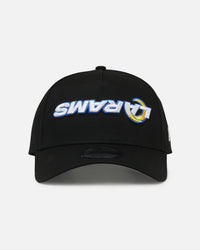 New Era Los Angeles Rams 'Upside Down Logo' 9FORTY A-Frame Snapback Black