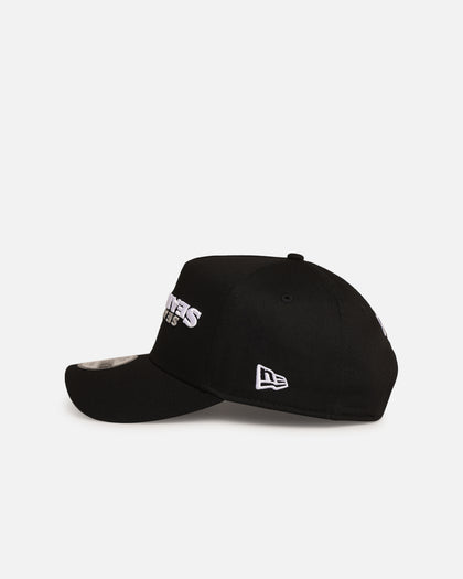 New Era Seattle Seahawks 'Upside Down Logo' 9FORTY A-Frame Snapback Black