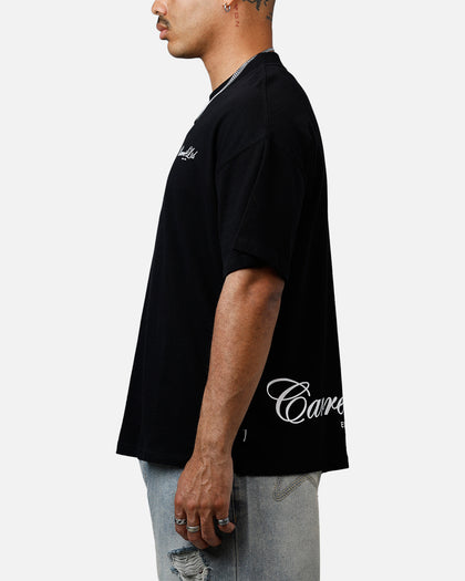 Carre Side Script Oversized T-Shirt Black/White
