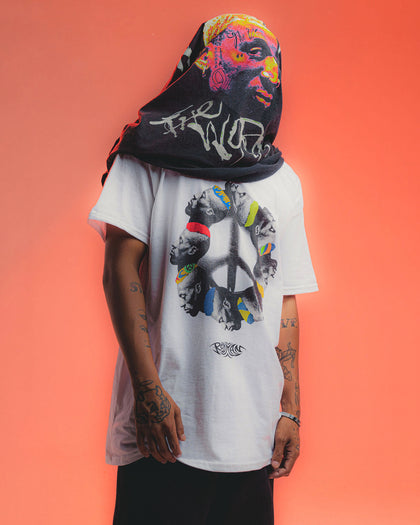 Rodman Brand Peace Head T-Shirt White