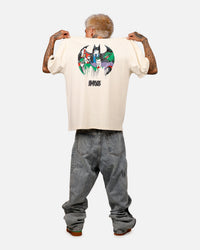 Freeze Max DC Batman We Are Not Afraid 'Troublemakers' T-Shirt Eggshell