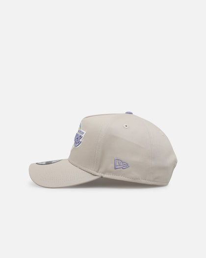 New Era Los Angeles Lakers 'Pastel 2.0' 9FORTY A-Frame Snapback Stone