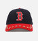 New Era Boston Red Sox 'Visor Embellishment' 9FORTY A-Frame Snapback Official Team Colors