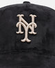 New Era New York Mets 'Suede' 9FORTY A-Frame Strapback Black/Tan
