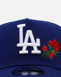 New Era Los Angeles Dodgers 'Rose Emblem' 9FORTY A-Frame Snapback Official Team Color