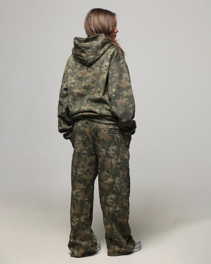 American Thrift Wide Leg Pants Camo