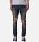 MNML Skinny Chewed Up Jeans Stone Washed Shadow