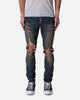 MNML Skinny Chewed Up Jeans Stone Washed Shadow