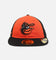 New Era Baltimore Orioles '50th Anniversary' 59FIFTY Retro Crown Fitted Official Team Colors