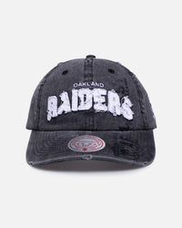 Mitchell & Ness Las Vegas Raiders 'Collegiate' Dad Fit Strapback Charcoal
