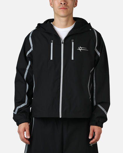 Loiter Hybrid Tek Windbreaker Black