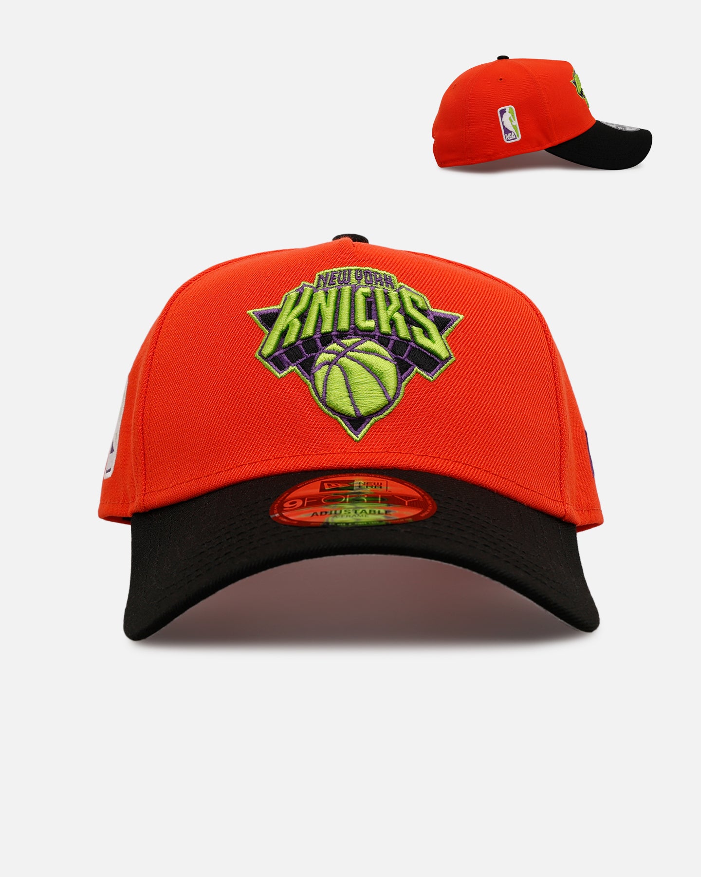 New Era New York Knicks 'Halloween' 9FORTY A-Frame Snapback Orange