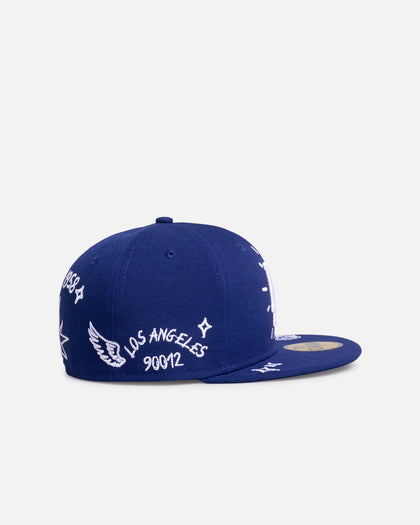 New Era Los Angeles Dodgers 'MLB Scribble' 59FIFTY Fitted Dark Blue