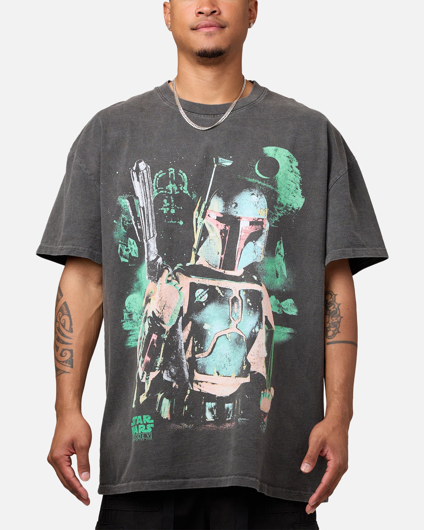 Star Wars '83 Heavyweight Vintage T-Shirt Black Wash | Culture