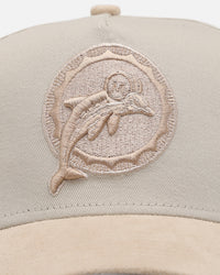 New Era Miami Dolphins 'Cream Suede' 9FORTY A-Frame Strapback Stone/Oatmilk