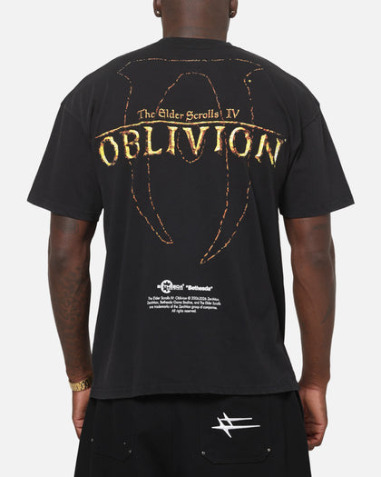 73Studio x The Elder Scrolls: The Elder Scrolls Oblivion T-Shirt Black Acidwash