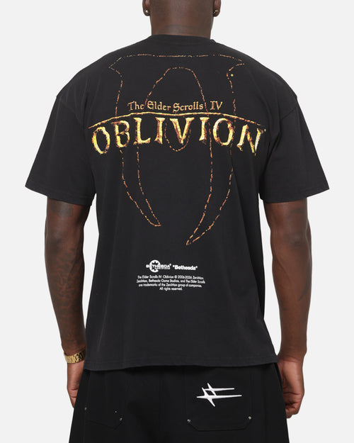 73Studio x The Elder Scrolls: The Elder Scrolls Oblivion T-Shirt Black Acidwash