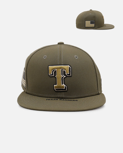 New Era Texas Rangers 'Armed Forces Day' 59FIFTY Fitted Olive