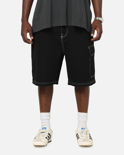 X-Large Italic Work Cargo Shorts Black