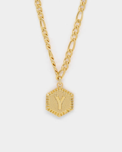 Raising Hell Women's Letter Anklet Gold