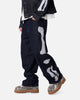 MNML Raw Skeleton Baggy Denim Jeans Rinse Indigo