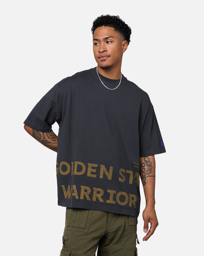 New Era Golden State Warriors Oversized T-Shirt Black