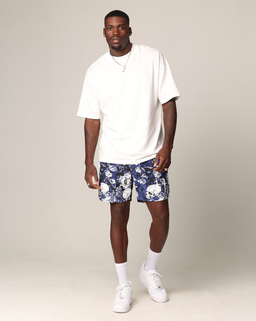 Saint Morta Relic Nylon Shorts Blue/White