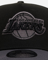New Era Los Angeles Lakers 'Stealth Roses' 9FORTY A-Frame Snapback Black