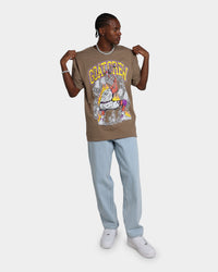 Goat Crew Rubble T-Shirt Brown