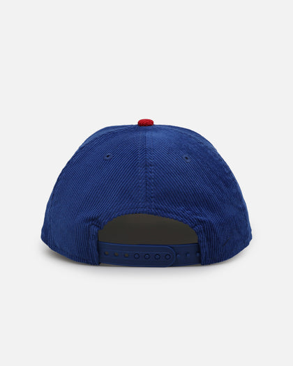 New Era Texas Rangers 'Throwback Cord Golfers' Corduroy Golfer Snapback Blue