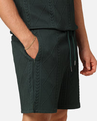 XXIII Danny Knit Shorts Deep Green