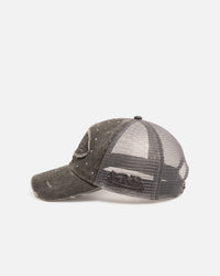 Von Dutch Glitz Trucker Strapback Black Wash