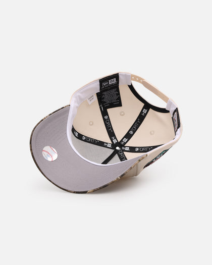 New Era Boston Red Sox 'Realtree Visor' 9FORTY A-Frame Snapback Cream/Camo