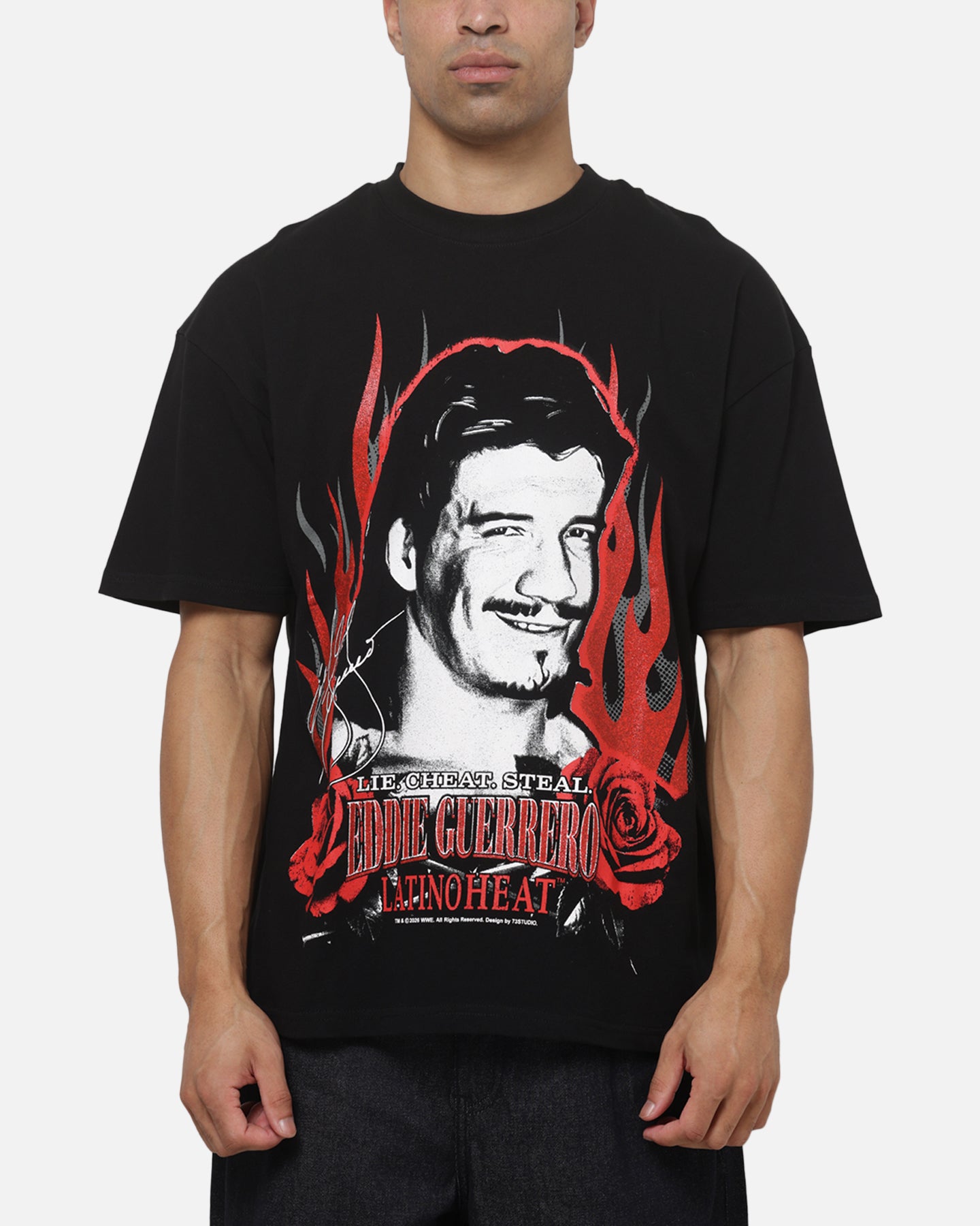 73Studio X WWE Eddie Guerrero Independence T-Shirt Black | Culture