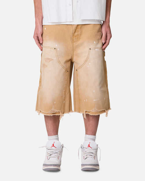 MNML Ultra Baggy Work Shorts Tan
