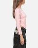 Ed Hardy Women's Hooked Aline Long Sleeve T-Shirt Pink