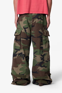 MNML Military Rave Cargo Pants Camo
