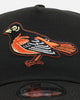 New Era Baltimore Orioles 'Black And Team Color' 9FORTY A-Frame Snapback Black/Official Team Color