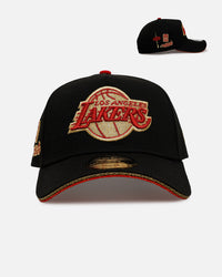New Era Los Angeles Lakers 'Longevity' 9FORTY A-Frame Snapback Black/Red