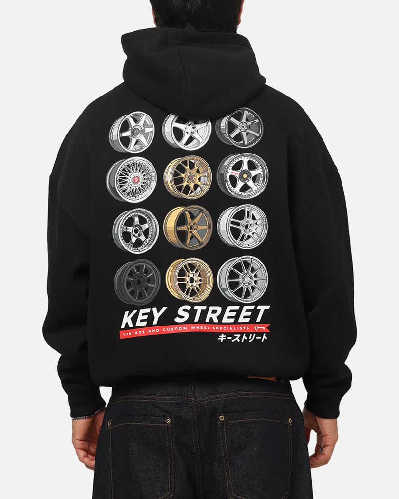 Key Street Wheels Hoodie Black | Culture Kings US