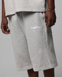 Loiter Dark Performance Fleece Shorts Grey